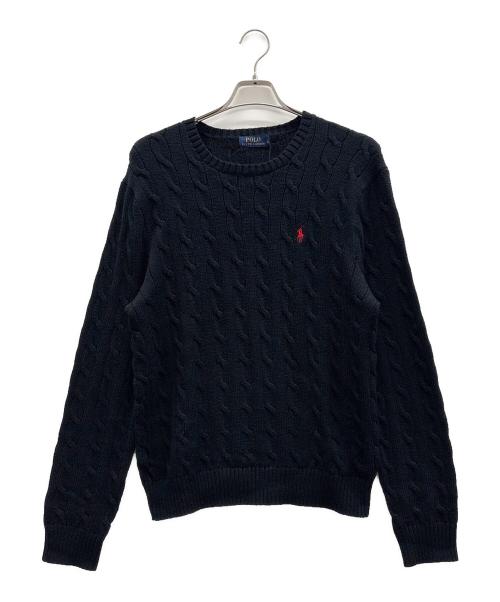 POLO RALPH LAUREN（ポロ・ラルフローレン）POLO RALPH LAUREN (ポロ・ラルフローレン) ニット ブラック サイズ:L 未使用品の古着・服飾アイテム