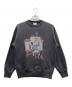 BEAUTY&YOUTH（ビューティーアンドユース）の古着「プリントスウェット」｜ブラック