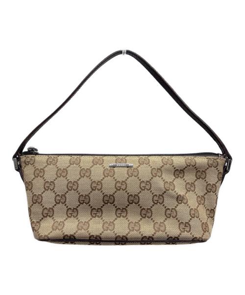 GUCCI（グッチ）GUCCI (グッチ) ハンドバッグ ブラウンの古着・服飾アイテム