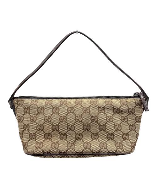 GUCCI（グッチ）GUCCI (グッチ) ハンドバッグ ブラウンの古着・服飾アイテム