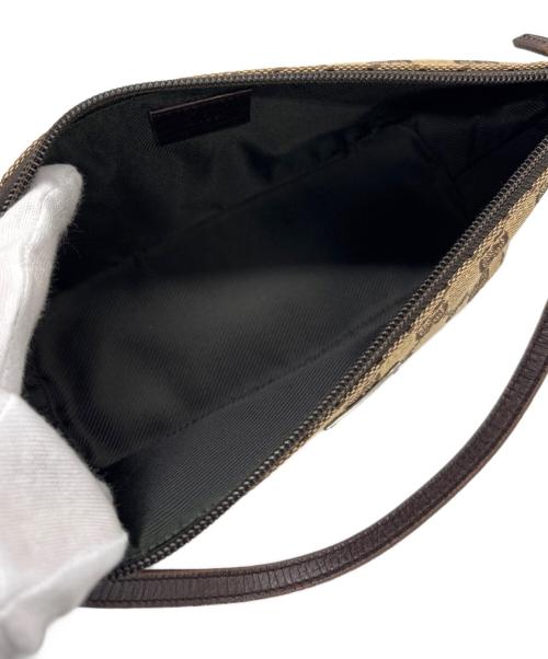 GUCCI（グッチ）GUCCI (グッチ) ハンドバッグ ブラウンの古着・服飾アイテム