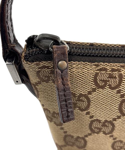 GUCCI（グッチ）GUCCI (グッチ) ハンドバッグ ブラウンの古着・服飾アイテム