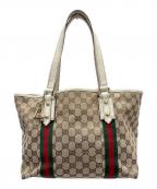 GUCCIグッチ）の古着「トートバッグ」｜ブラウン