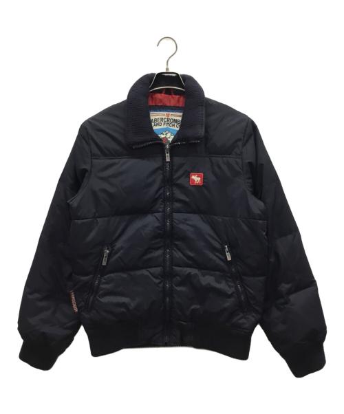 Abercrombie & Fitch（アバクロンビー アンド フィッチ）Abercrombie & Fitch (アバクロンビー アンド フィッチ) ダウンジャケット ネイビー サイズ:Mの古着・服飾アイテム