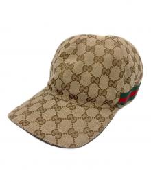 GUCCI（グッチ）の古着「ベースボールキャップ」｜ブラウン