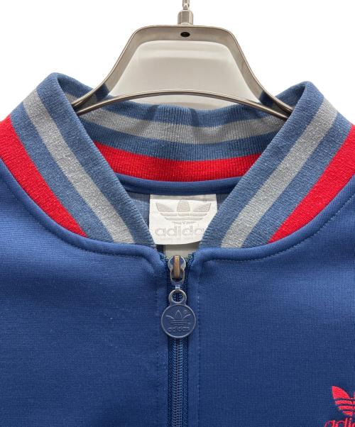 adidas（アディダス）adidas (アディダス) トラックジャケット ブルー×レッド サイズ:不明の古着・服飾アイテム