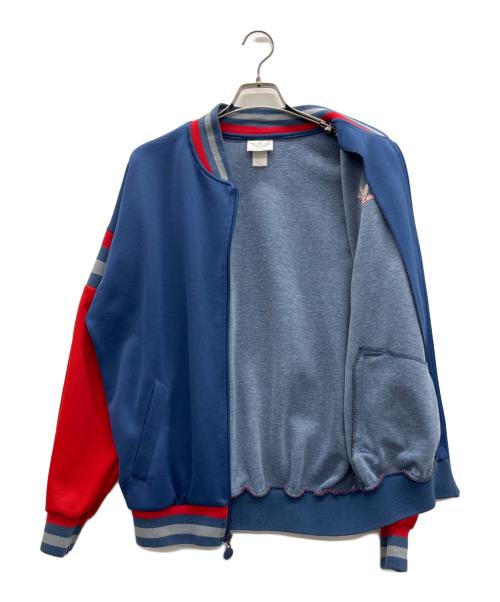 adidas（アディダス）adidas (アディダス) トラックジャケット ブルー×レッド サイズ:不明の古着・服飾アイテム
