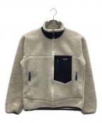 Patagoniaパタゴニア）の古着「フリースジャケット」｜ベージュ×ネイビー