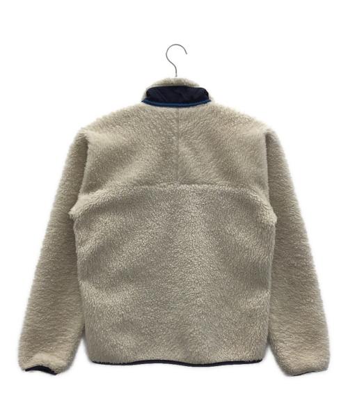 Patagonia（パタゴニア）Patagonia (パタゴニア) フリースジャケット ベージュ×ネイビー サイズ:Mの古着・服飾アイテム