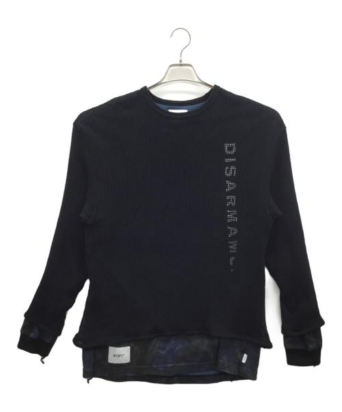 WTAPS（ダブルタップス）WTAPS (ダブルタップス) GHILL / LS / COTTON ブラック×ブルー サイズ:X 03の古着・服飾アイテム