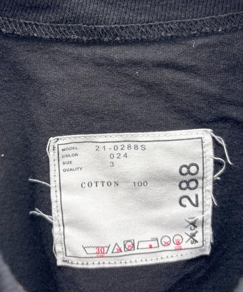 sacai（サカイ）sacai (サカイ) KAWS (カウズ) FLOCK PRINT T-SHIRT ブラック サイズ:3の古着・服飾アイテム