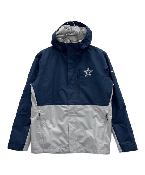 Columbia（コロンビア）Columbia (コロンビア) ナイロンパーカー ネイビー×グレー サイズ:Mの古着・服飾アイテム
