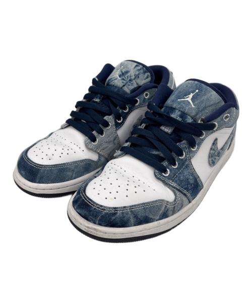 NIKE（ナイキ）NIKE (ナイキ) Air Jordan 1 Low ブルー×ホワイト サイズ:27.5の古着・服飾アイテム