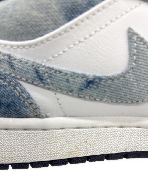 NIKE（ナイキ）NIKE (ナイキ) Air Jordan 1 Low ブルー×ホワイト サイズ:27.5の古着・服飾アイテム