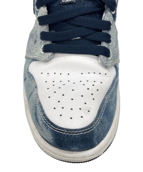 NIKE（ナイキ）NIKE (ナイキ) Air Jordan 1 Low ブルー×ホワイト サイズ:27.5の古着・服飾アイテム