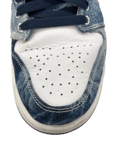 NIKE（ナイキ）NIKE (ナイキ) Air Jordan 1 Low ブルー×ホワイト サイズ:27.5の古着・服飾アイテム