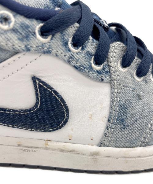 NIKE（ナイキ）NIKE (ナイキ) Air Jordan 1 Low ブルー×ホワイト サイズ:27.5の古着・服飾アイテム