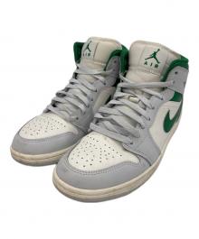 NIKE（ナイキ）の古着「AIR JORDAN1 Mid」｜ホワイト×グリーン