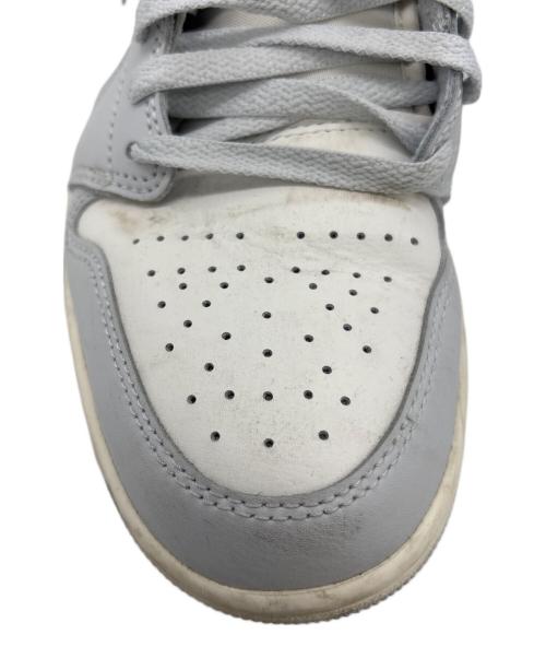 NIKE（ナイキ）NIKE (ナイキ) AIR JORDAN1 Mid ホワイト×グリーン サイズ:26.5の古着・服飾アイテム
