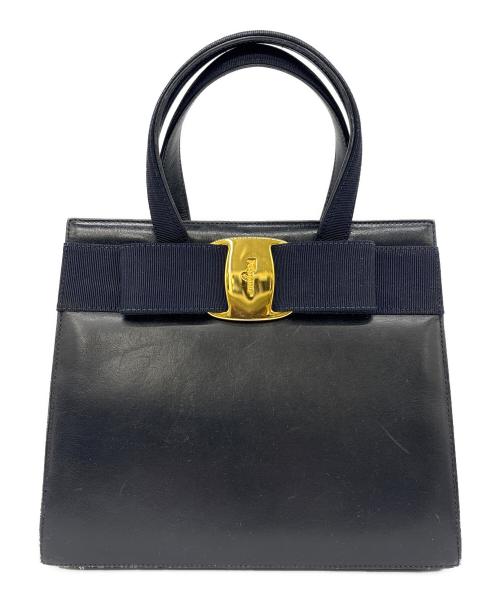 Salvatore Ferragamo（サルヴァトーレ フェラガモ）Salvatore Ferragamo (サルヴァトーレ フェラガモ) 2WAYバッグ ブラックの古着・服飾アイテム