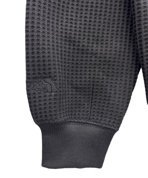 THE NORTH FACE（ザ ノース フェイス）THE NORTH FACE (ザ ノース フェイス) ロングスリーブウォームワッフルクルー ブラック サイズ:Lの古着・服飾アイテム