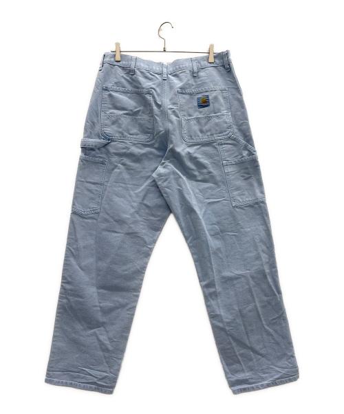 Carhartt WIP（カーハート ワーク イン プログレス）Carhartt WIP (カーハート ワーク イン プログレス) DOUBLE KNEE PANT ライトブルー サイズ:34の古着・服飾アイテム