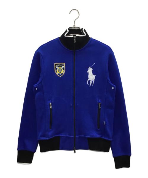 POLO RALPH LAUREN（ポロ・ラルフローレン）POLO RALPH LAUREN (ポロ・ラルフローレン) ジップアップジャケット ブルー サイズ:XSの古着・服飾アイテム