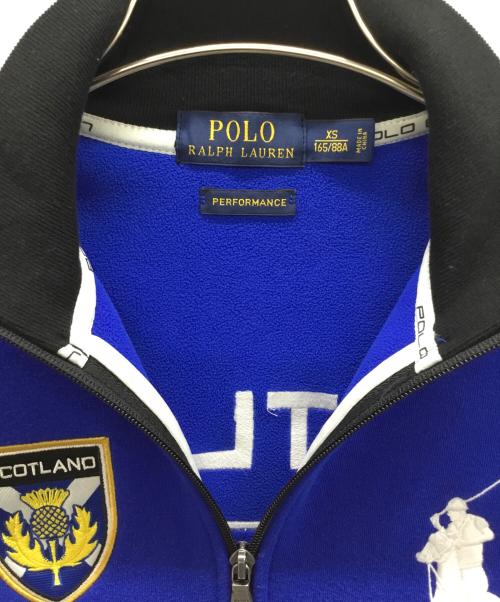 POLO RALPH LAUREN（ポロ・ラルフローレン）POLO RALPH LAUREN (ポロ・ラルフローレン) ジップアップジャケット ブルー サイズ:XSの古着・服飾アイテム