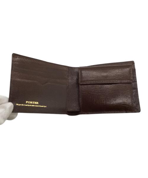PORTER（ポーター）PORTER (ポーター) 2つ折り財布 ダークブラウンの古着・服飾アイテム