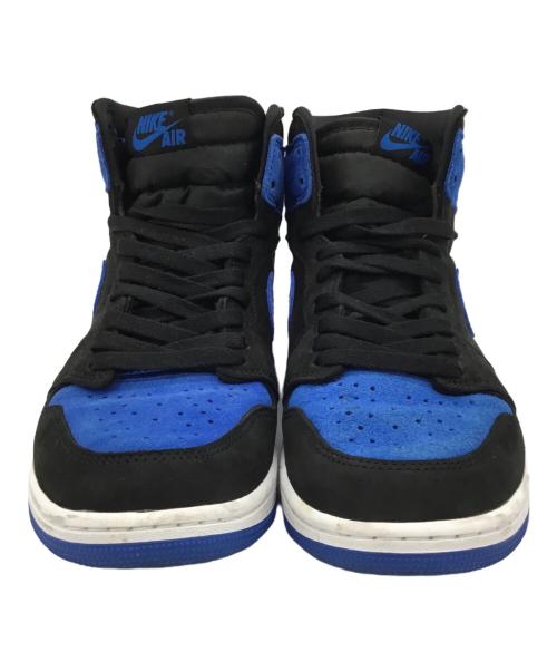 NIKE（ナイキ）NIKE (ナイキ) AIR JORDAN 1 RETRO HIGH OG (エアジョーダン 1 レトロ ハイ OG) ブラック×ブルー サイズ:27.5の古着・服飾アイテム