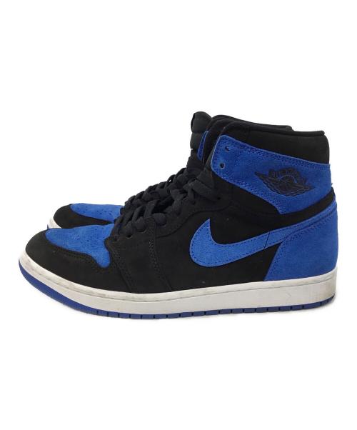 NIKE（ナイキ）NIKE (ナイキ) AIR JORDAN 1 RETRO HIGH OG (エアジョーダン 1 レトロ ハイ OG) ブラック×ブルー サイズ:27.5の古着・服飾アイテム