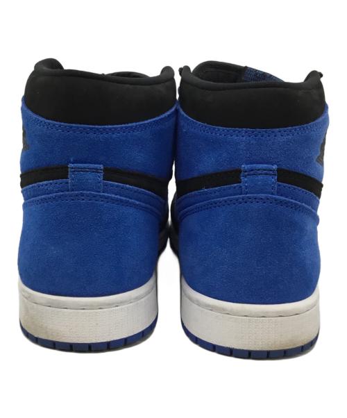 NIKE（ナイキ）NIKE (ナイキ) AIR JORDAN 1 RETRO HIGH OG (エアジョーダン 1 レトロ ハイ OG) ブラック×ブルー サイズ:27.5の古着・服飾アイテム