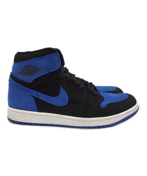 NIKE（ナイキ）NIKE (ナイキ) AIR JORDAN 1 RETRO HIGH OG (エアジョーダン 1 レトロ ハイ OG) ブラック×ブルー サイズ:27.5の古着・服飾アイテム