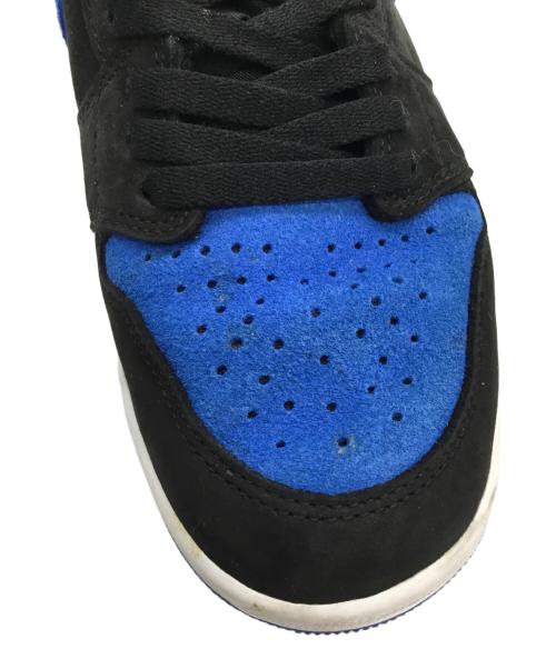 NIKE（ナイキ）NIKE (ナイキ) AIR JORDAN 1 RETRO HIGH OG (エアジョーダン 1 レトロ ハイ OG) ブラック×ブルー サイズ:27.5の古着・服飾アイテム