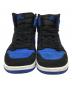 NIKE (ナイキ) AIR JORDAN 1 RETRO HIGH OG (エアジョーダン 1 レトロ ハイ OG) ブラック×ブルー サイズ:27.5：9000円