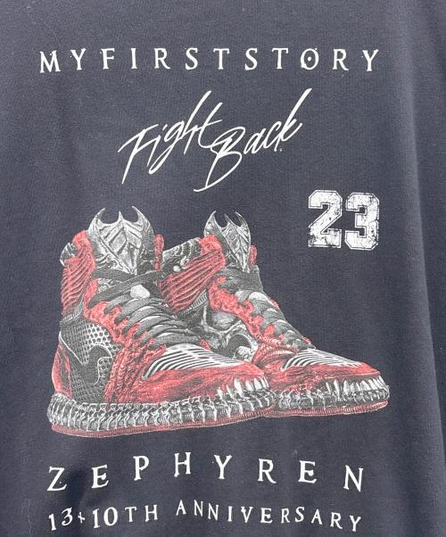 ZEPHYREN（ゼファレン）ZEPHYREN (ゼファレン) MY FIRST STORY (マイ ファースト ストーリー) スウェット ブラック サイズ:XLの古着・服飾アイテム
