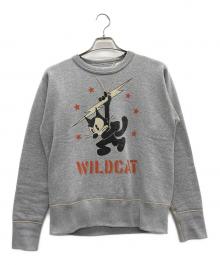 TOYS MCCOY×Felix the Cat（トイズマッコイ×フィリックスザキャット）の古着「裏起毛スウェット」｜グレー