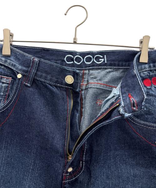 Coogi（クージー）Coogi (クージー) 刺繍デニムパンツ インディゴ サイズ:36の古着・服飾アイテム