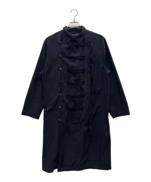 NOT CONVENTIONAL（ノットコンベンショナル）NOT CONVENTIONAL (ノットコンベンショナル) ロングシャツ ブラック サイズ:FREEの古着・服飾アイテム