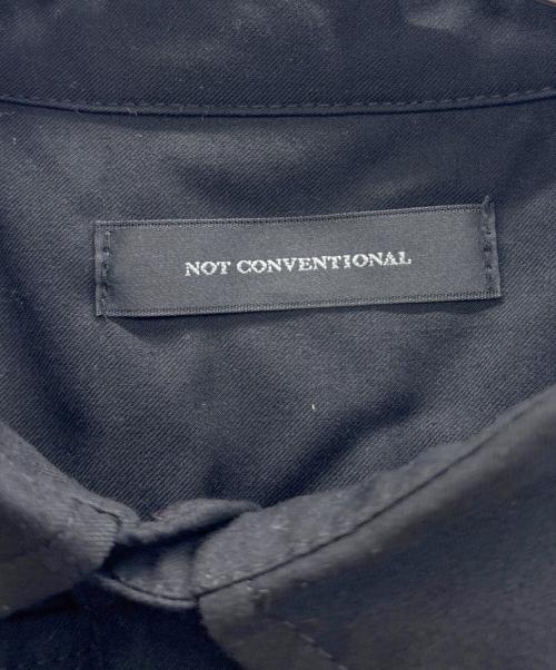 NOT CONVENTIONAL（ノットコンベンショナル）NOT CONVENTIONAL (ノットコンベンショナル) ロングシャツ ブラック サイズ:FREEの古着・服飾アイテム
