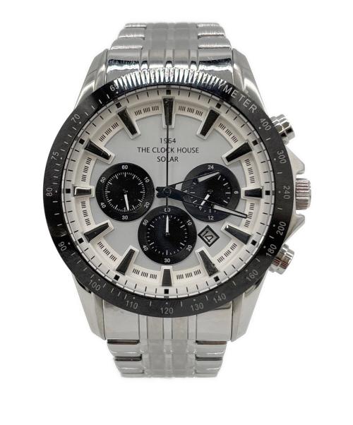 THE CLOCK HOUSE（ザクロックハウス）THE CLOCK HOUSE (ザクロックハウス) クロノグラフ ホワイトの古着・服飾アイテム