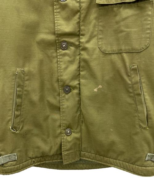 U'S NAVY（ユーエスネイビー）U'S NAVY (ユーエスネイビー) デッキジャケット カーキ サイズ:M(38-40)の古着・服飾アイテム