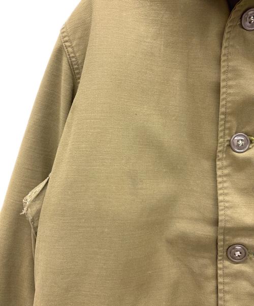 U'S NAVY（ユーエスネイビー）U'S NAVY (ユーエスネイビー) デッキジャケット カーキ サイズ:M(38-40)の古着・服飾アイテム