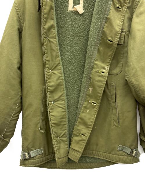 U'S NAVY（ユーエスネイビー）U'S NAVY (ユーエスネイビー) デッキジャケット カーキ サイズ:M(38-40)の古着・服飾アイテム
