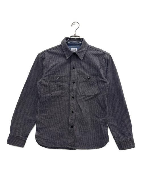 FLAT HEAD（フラット ヘッド）FLAT HEAD (フラット ヘッド) ワークシャツ グレー サイズ:40の古着・服飾アイテム