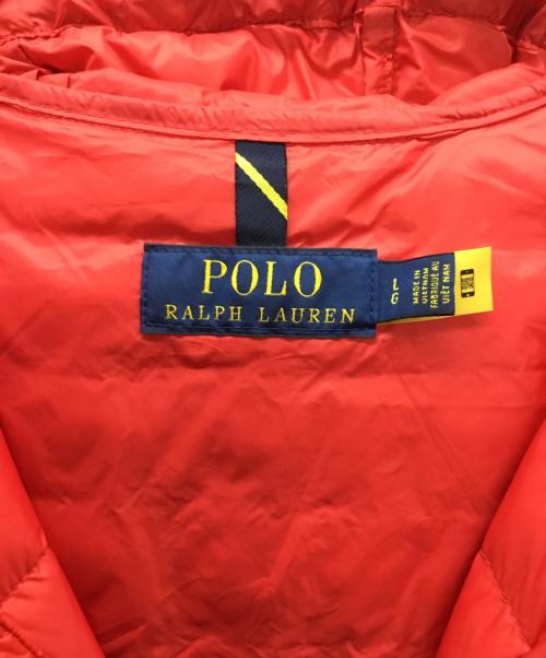 POLO RALPH LAUREN（ポロ・ラルフローレン）POLO RALPH LAUREN (ポロ・ラルフローレン) 中綿ジャケット レッド サイズ:Lの古着・服飾アイテム