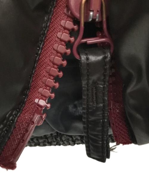 DUVETICA（デュベティカ）DUVETICA (デュベティカ) フード付ダウンベスト ブラウン×レッド サイズ:50の古着・服飾アイテム