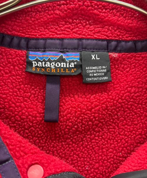 Patagonia SYNCHILLA（パタゴニア シンチラ）Patagonia SYNCHILLA (パタゴニア シンチラ) フリースジャケット レッド サイズ:XLの古着・服飾アイテム