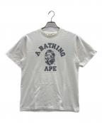 A BATHING APEアベイシングエイプ）の古着「Tシャツ」｜ホワイト