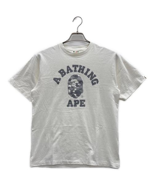 A BATHING APE（アベイシングエイプ）A BATHING APE (アベイシングエイプ) Tシャツ ホワイト サイズ:Mの古着・服飾アイテム